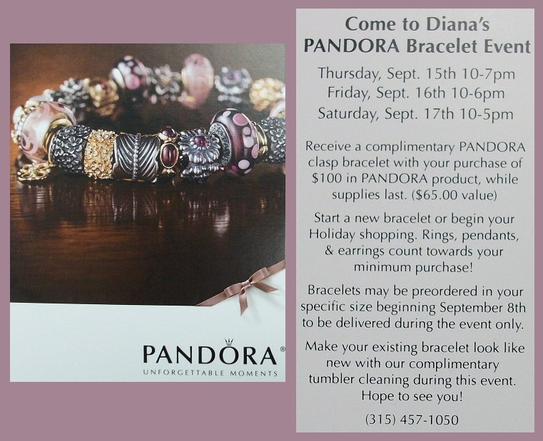 September Pandora Event! PANDORA-Sept-2011
