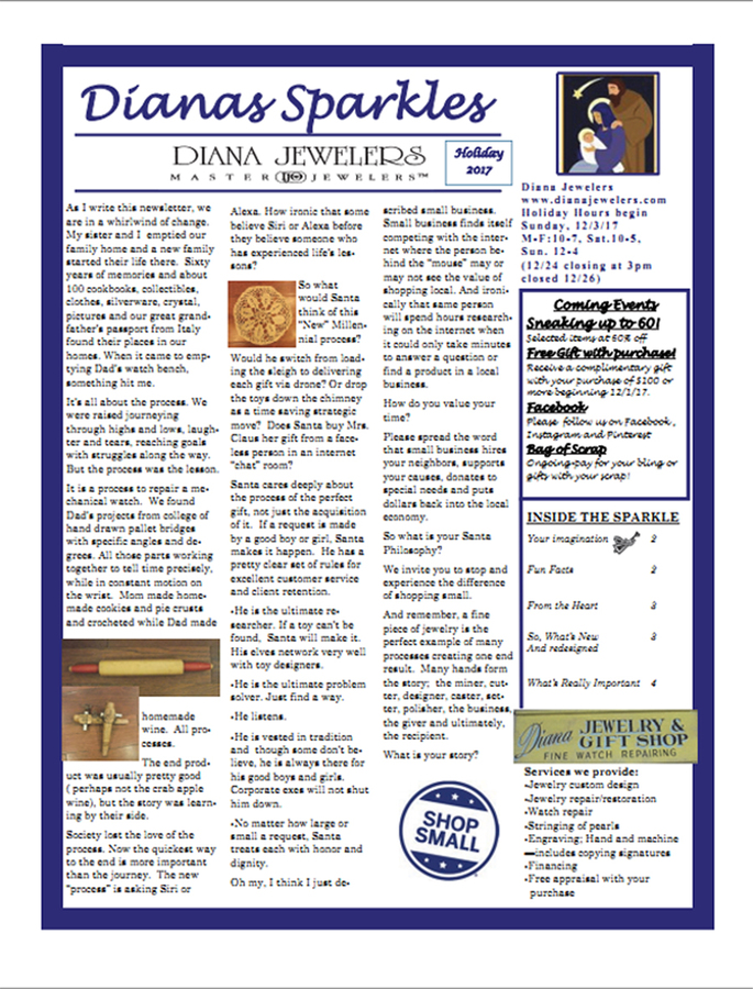 Dianas Sparkles 2017NewsletterPg1-26 Dianas Sparkles 2017NewsletterPg1-26