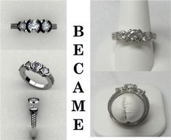 Redesign wedding ring set