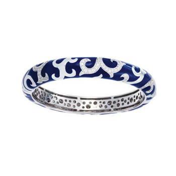 photo number one of Royale Stackable Blue Bangle item GF-%20A7007603