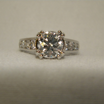 photo number one of Custom Diamond Ring item Custom54