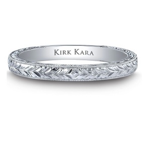 April Birthstone of the Month - Diamond Hand-engraved wedding band-61 April Birthstone of the Month - Diamond Hand-engraved wedding band-61