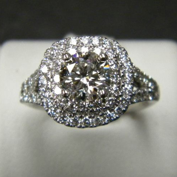 Grandmothers Diamond Becomes a Stunning Engagement Ring Custom82-1-83 Grandmothers Diamond Becomes a Stunning Engagement Ring Custom82-1-83