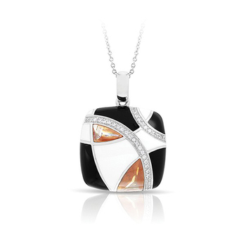 photo number one of Tango Champagne, Black, and White Pendant item 02-02-13-2-06-04