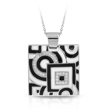 photo number one of Geometrica Black & White Pendant item 02021410201