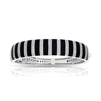 photo number one of Regal Stripe Onyx Bangle item 07-03-17-2-02-02-M