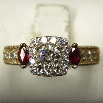 photo number one of A Ring for a Ruby Loving Lady item Custom70