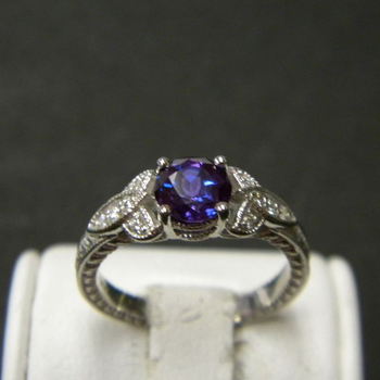 photo number four of Alexandrite Big Girl Ring item Custom81