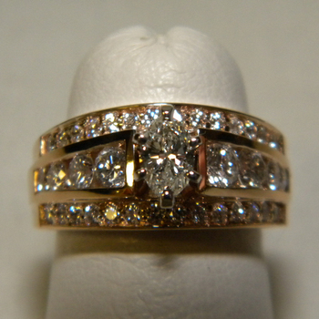 photo number one of New design: client’s diamonds plus a few more item Custom3