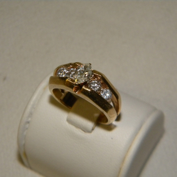 photo number seven of New design: client’s diamonds plus a few more item Custom3