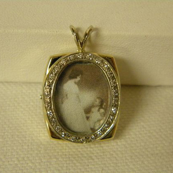 photo number one of Locket from a Gold Watch item Custom25