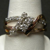 icon number three of Rose and White Gold Diamond Ring item Custom83