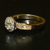 icon number three of Antique Styled Diamond Halo Ring item Custom90