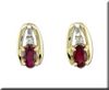 photo of 14K Yellow Gold Ruby/Diamond Earrings item E35DLAR4I-P