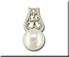 photo of Sterling Silver /14K Yellow Gold Freshwater Pearl Pendant item PSV006P2XNI