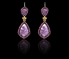 photo of Amethyst Teardrop Earrings item SILE541